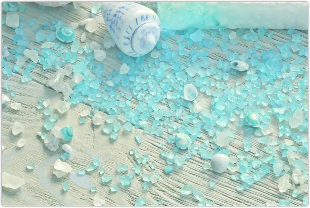 Tablou - Atmosfera de litoral în nuanțe turcoaz (90x60 cm)