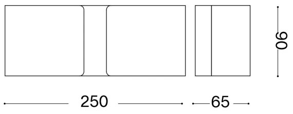 Aplică LED Ideal Lux CLIP 2xG9/3W/230V maro