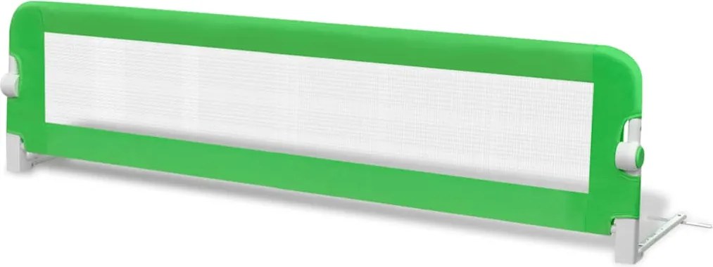 vidaXL Balustradă de siguranță pentru pat de copil, verde, 150x42 cm