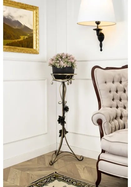 Suport de flori 95x38 cm auriu