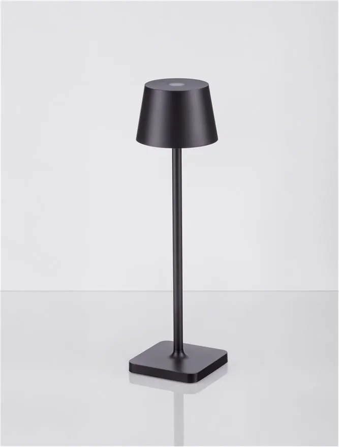 Veioza/Lampa de masa LED portabila exterior IP54 DECK negru