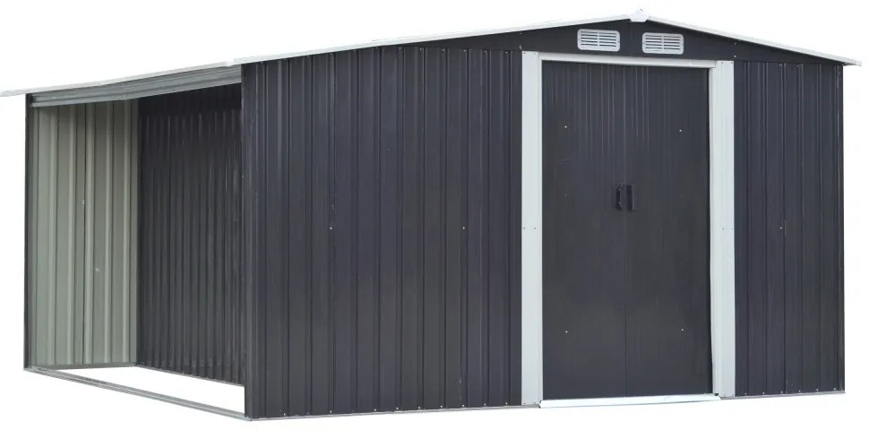 Cutie de scule de grădină MIR1008 SK cu compartiment pentru depozitarea lemnelor