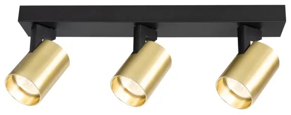 Spot VOLF 3xGU10/10W/230V auriu/negru