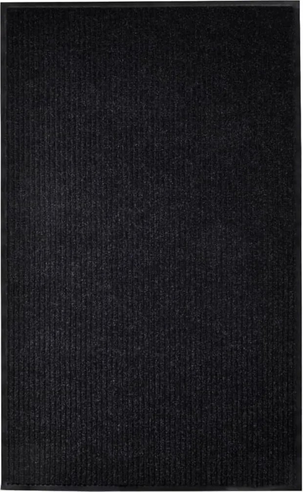 vidaXL Covoraș de ușă, negru, 117x220 cm, PVC