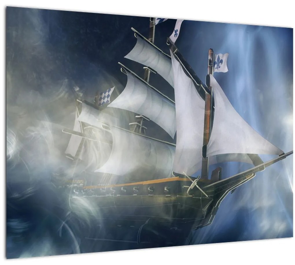 Tablou - Corabia fantomelor (70x50 cm)