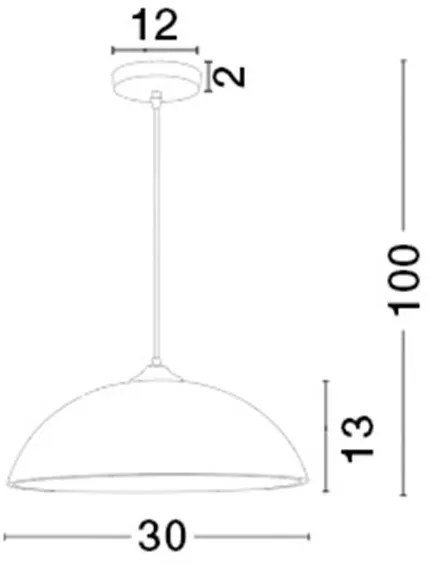Lustra, Pendul design clasic Prego 30cm NVL-600821