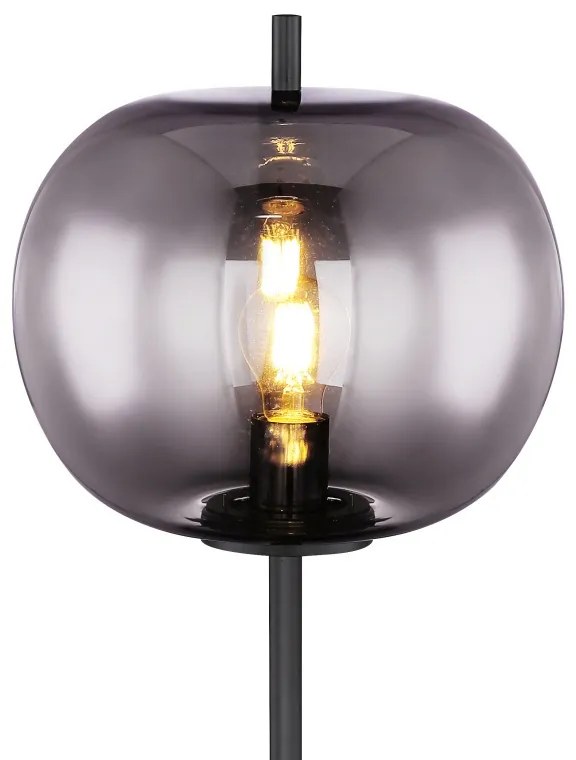Lampadar design modern BLACKY fumuriu 15345S GL