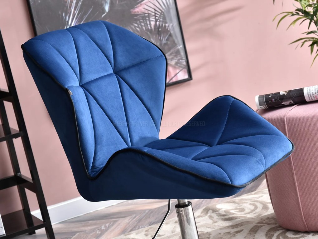 Fotoliu Velma S (albastru marin + negru). Promo -8%. 1110439