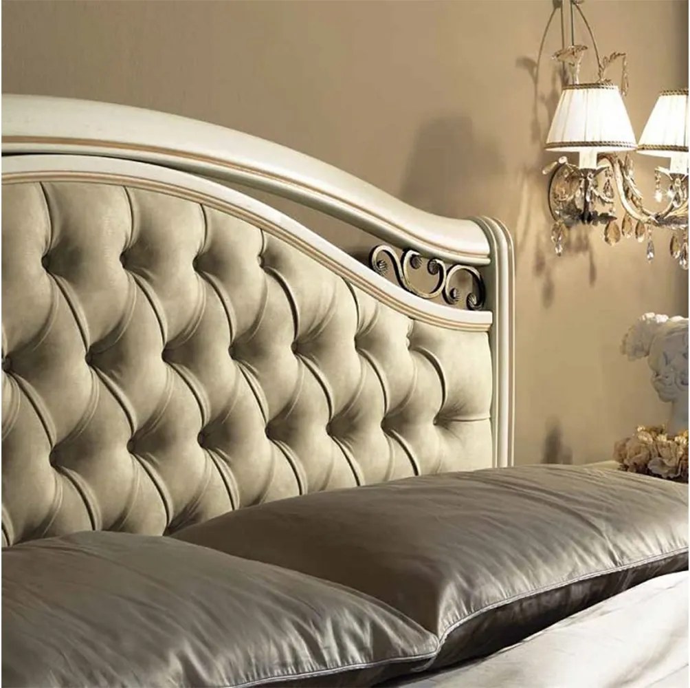 Pat lemn masiv Caterina II 160/180x200cm - 180x200