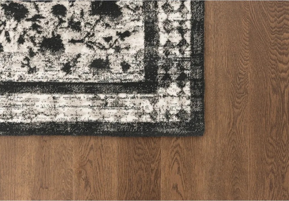 Covor gri antracit din lână 200x300 cm Agnus Classic – Agnella