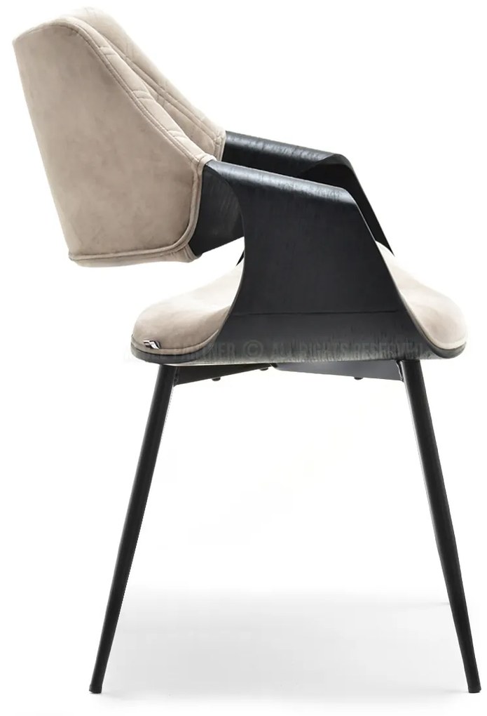 Scaun Rolf K (bej + negru). 1111248