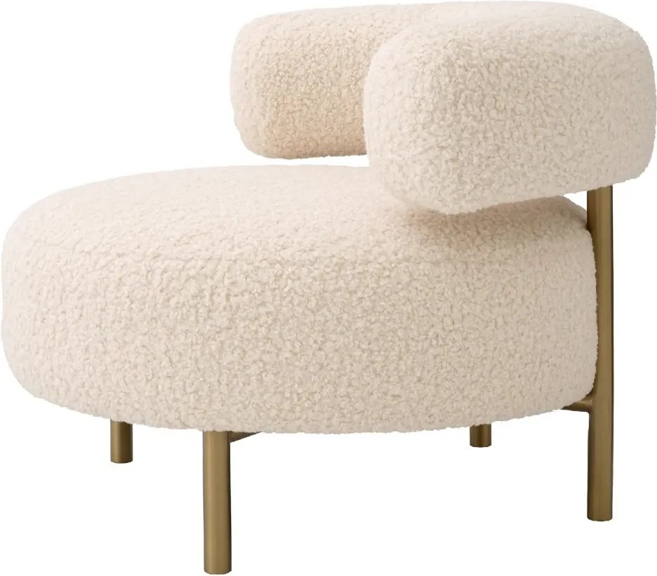 Fotoliu design LUX Thompson, Lyssa Faux shearling