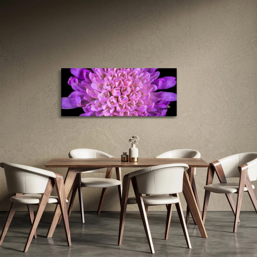Tablou detailat cu floare (120x50 cm)
