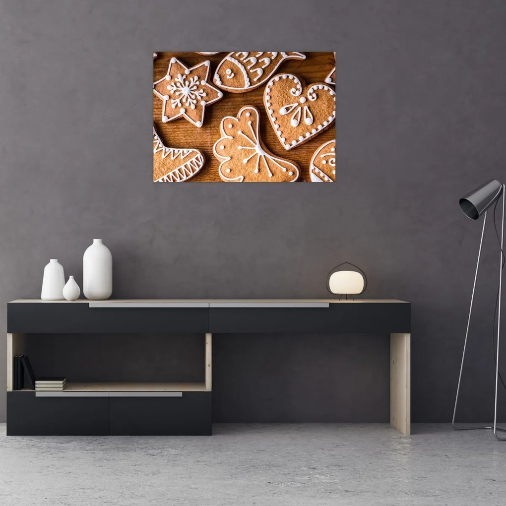 Tablou pe sticlă - Turtă dulce (70x50 cm)