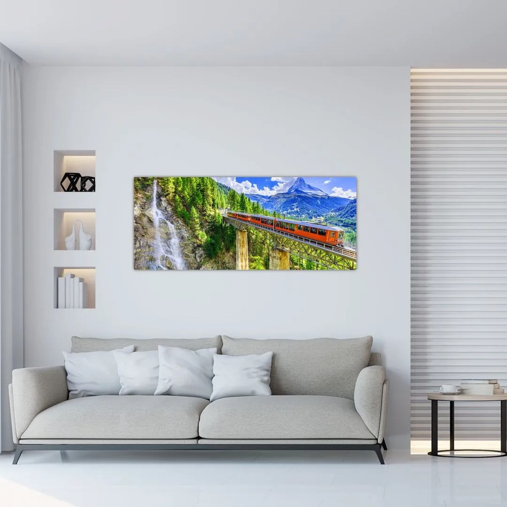 Tablou - Matterhorn, Zermatt, Valais, Elveția (120x50 cm)