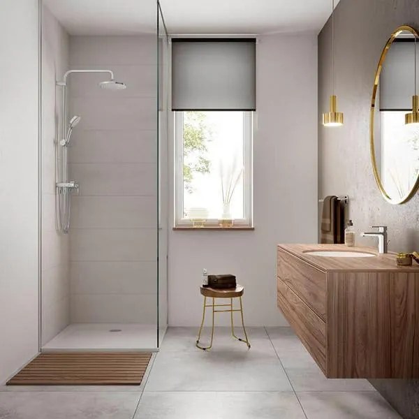 Baterie dus, Hansgrohe, Vernis Blend, negru mat