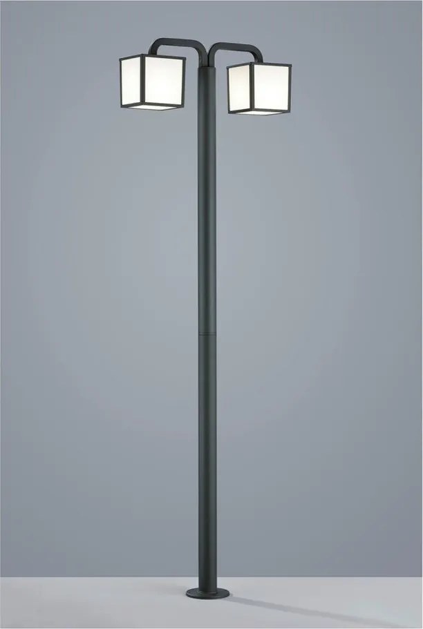 Corp de iluminat pentru exterior LED cu stâlp de fixare (înălțime 200 cm) Cubango – Trio
