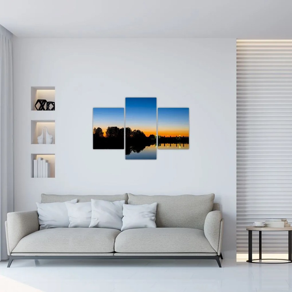 Tablou cu apus de soare (90x60 cm)