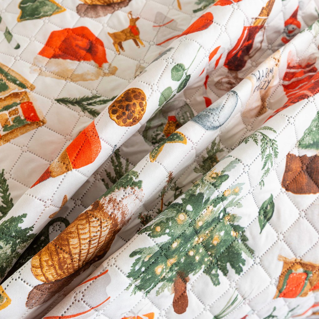 Cuvertura de pat FESTIVE MAGIC, colorată Dimensiune: 170 x 210 cm