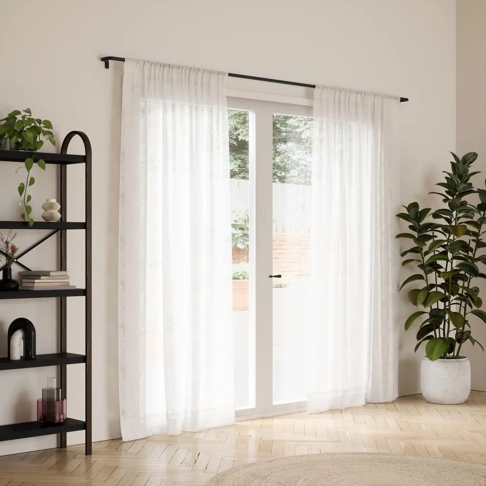 Galerie de perdea 168 - 365 cm extensibilă din oțel Twilight – Umbra