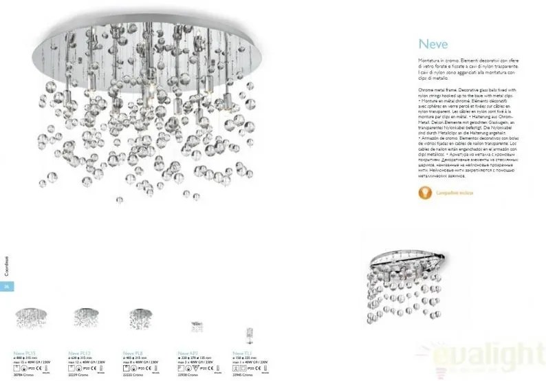 Veioza, lampa de masa moderna NEVE TL1 033945