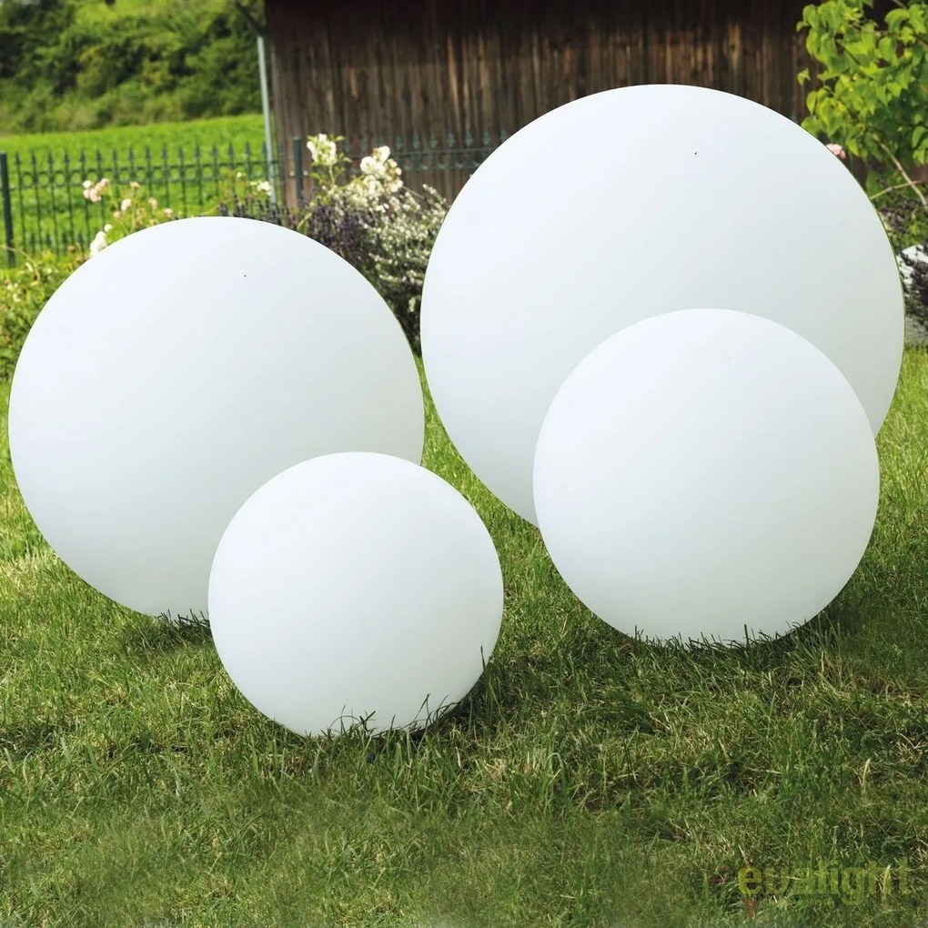 Lampa decorativa de exterior diam.60cm Globo alb 37273 HT