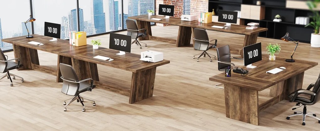 BIM1 - Masa de Birou 180 cm, office, sala conferinta, stil industrial - Maro