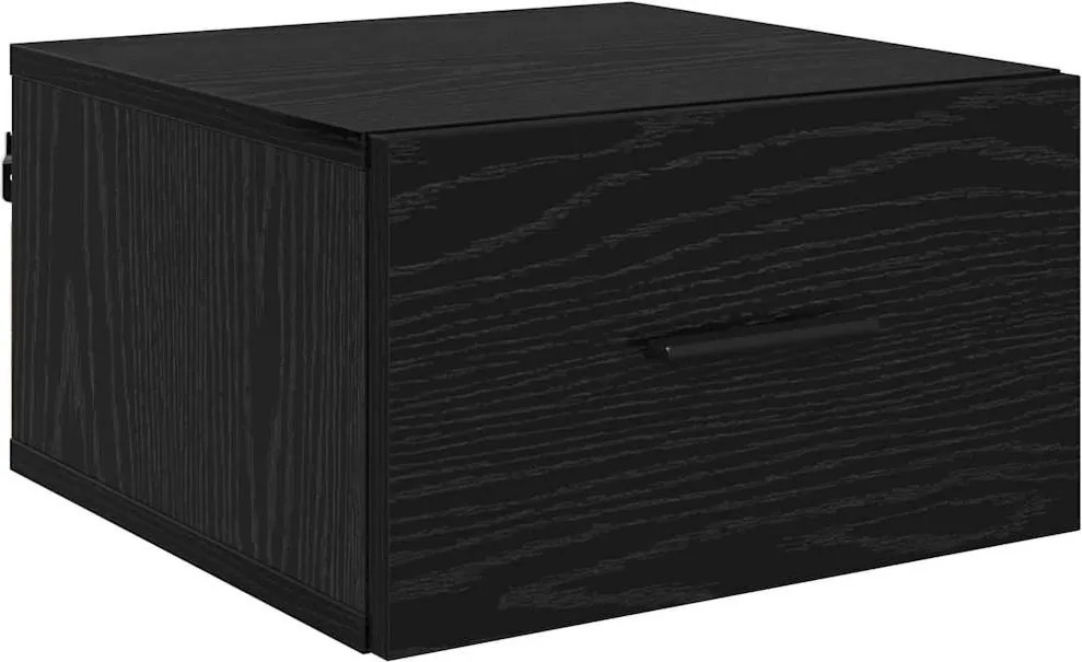 vidaXL Dulap de noapte Stejar negru 35 x 35 x 20 cm Lemn compozit