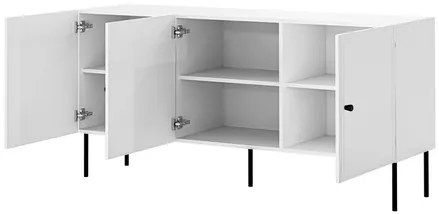 Dulap Godzes Bis 150 3D (Alb + Negru) . 1105926