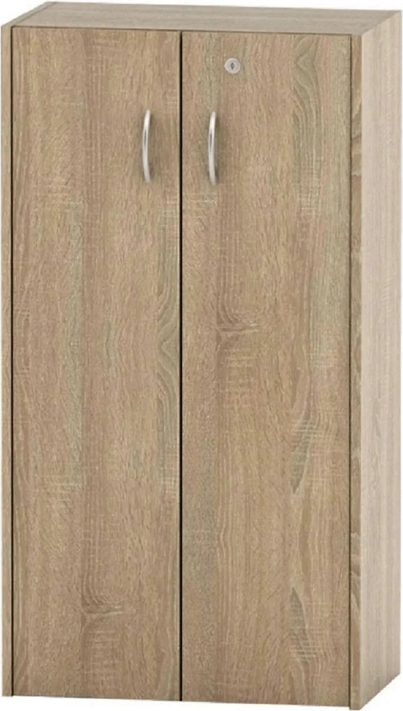 Dulap TEMPO ASISTENT NEW 034, stejar sonoma, DTD laminat, cu 2 usi, 57