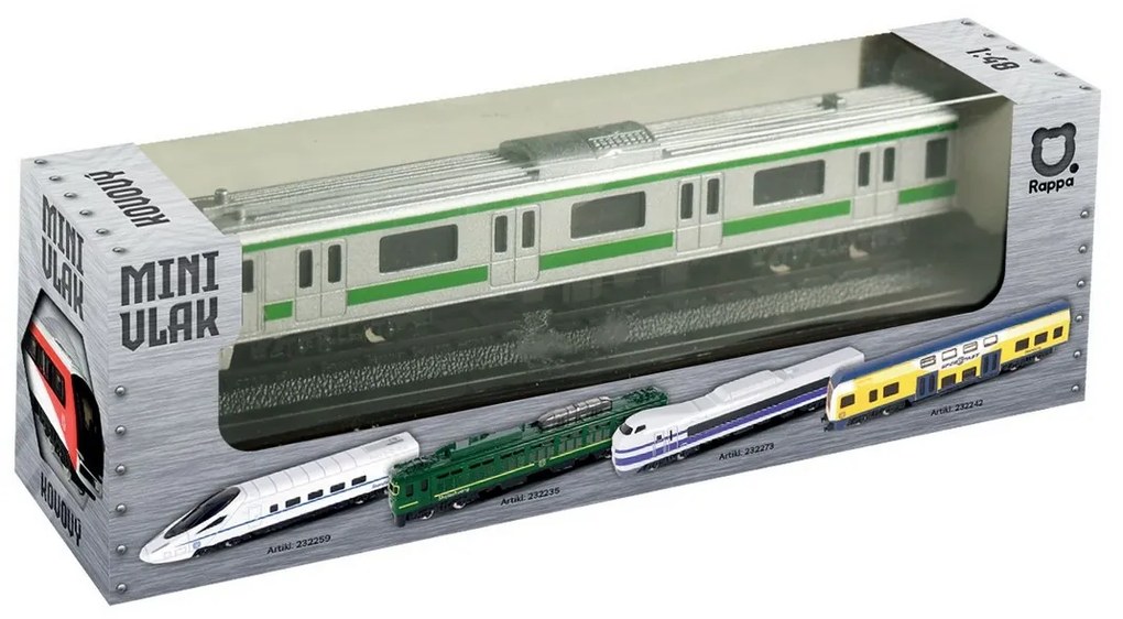 Rappa Metal mini tren subteran, 15 cm
