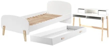 Set KIDDY format dintr-un Pat copii (90x200) cu sertar și birou.
