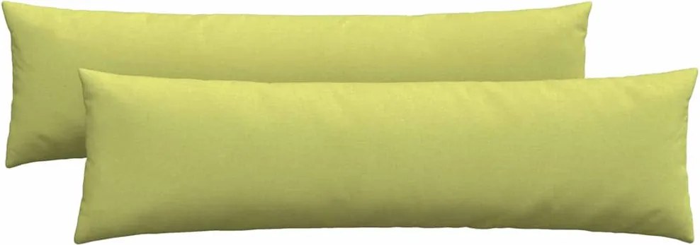 vidaXL Perne pentru canapea 2 pcs Verde deschis 145 x 40 cm țesătură