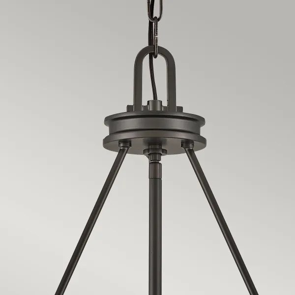 Hinkley HK-COLLIER5-BX - Candelabru suspendat pe lanț COLLIER, 5xE27/40W/230V, Ø 68,5 cm