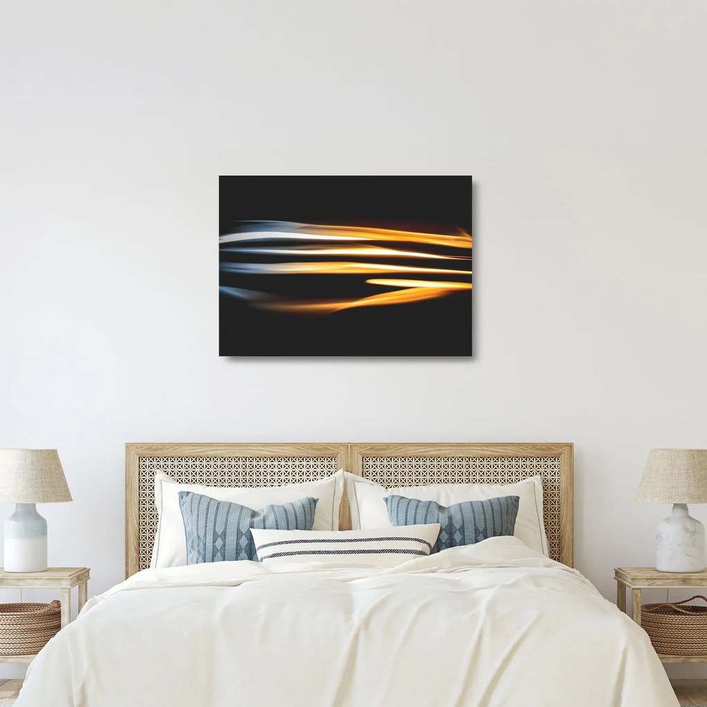Tablou pe sticlă negru (70x50 cm)