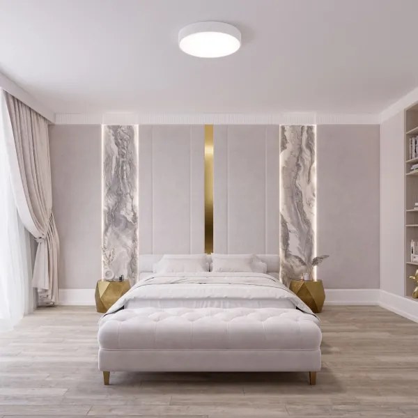 Plafonieră LED CLEO 69W 230V 4000K, Ø 50 cm, albă