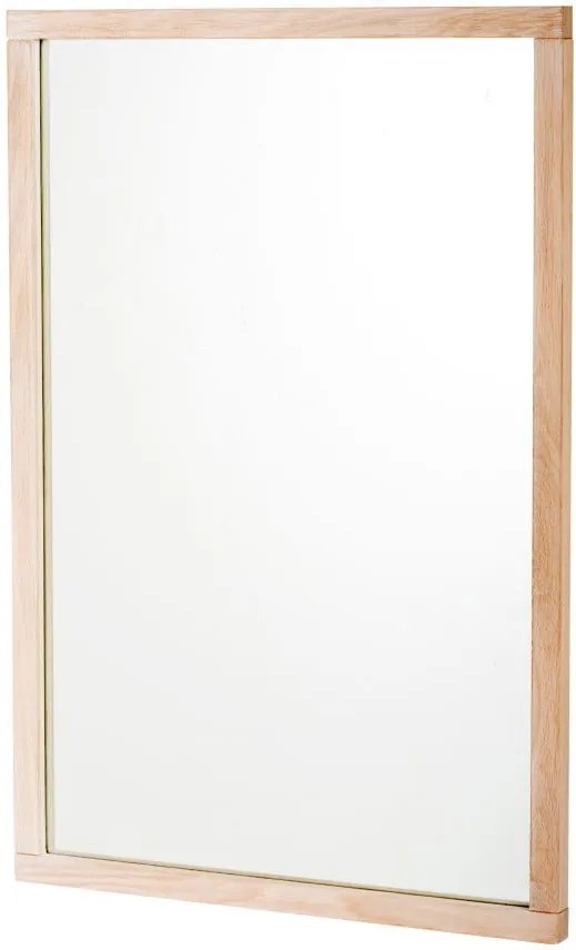 Oglindă cu ramă mată din lemn de stejar, Rowico Lodur