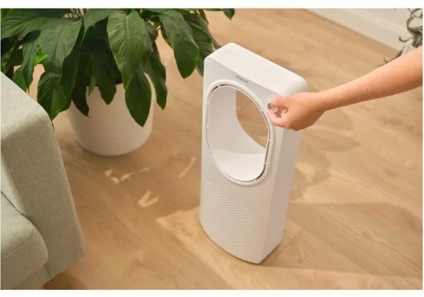 Ventilator de podea fără palete Sencor 50W/230V alb