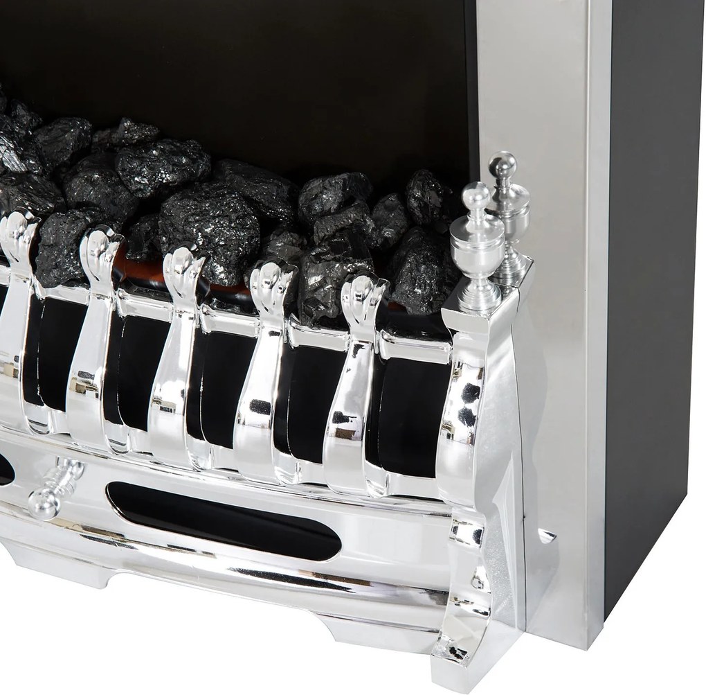 Semineu electric 1000-2000 W Argintiu