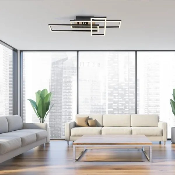 JUST LIGHT. 14051-79 - Plafonieră LED AKUSTIKA LED/20,5W/230V stejar/negru