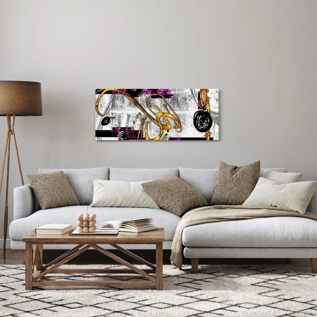 Tablou abstracției (120x50 cm)