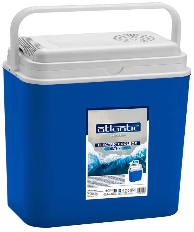 Lada frigorifica ATLANTIC, 24 litri, Activa, 12V, Racire, Fara BPA, Albastru