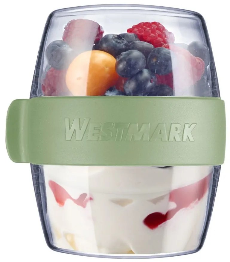 Cutie pentru gustări din două piese Westmark MAXI,700 ml , verde mentă