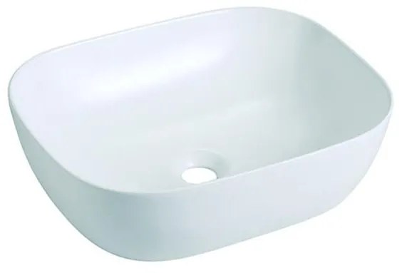 Bathco OLEA 4072 - Lavoar pentru blat 49 x 40 cm, porțelan, alb