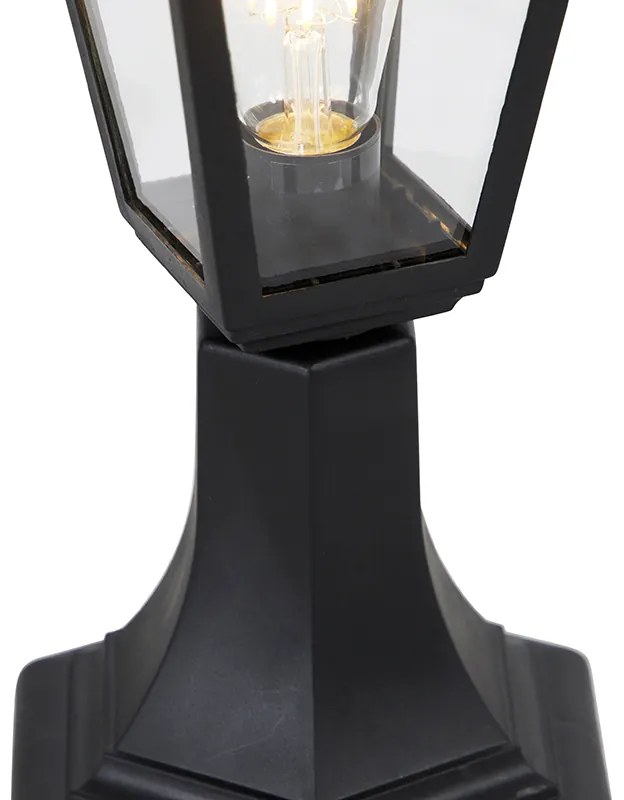 Baliză clasică de exterior neagră 44 cm IP44 - Capital