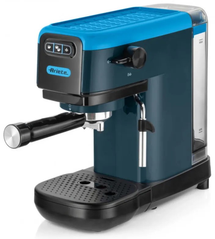 Espressor manual Ariete ESPRESSO COLOR 1399/18, 1300W, 15 bar, 1.1 L, Cafea macinata si paduri ESE, Albastru