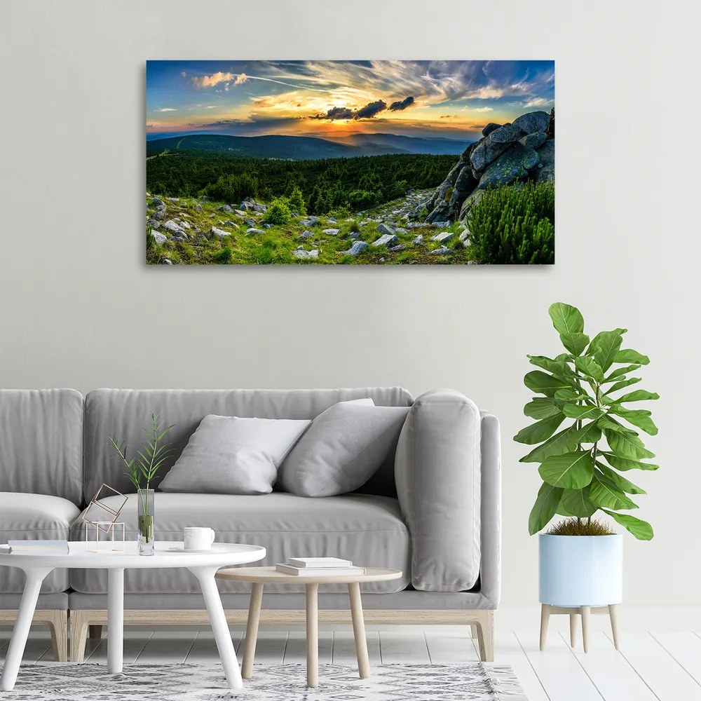 Print pe pânză Panorama de munte