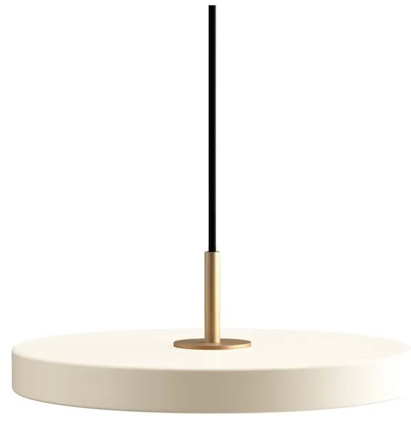 Lustră albă LED cu abajur din metal ø 31 cm Asteria Mini – UMAGE