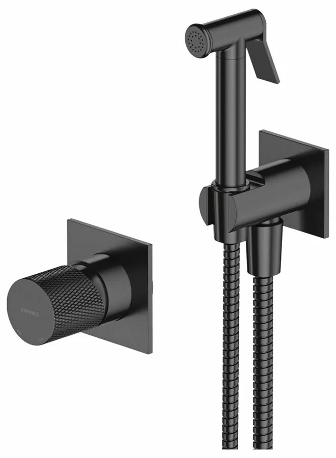 Dus igienic pentru montaj ascuns Omnires Contour antracit