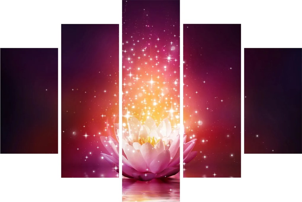 Tablou cu floare de lotus (150x105 cm)